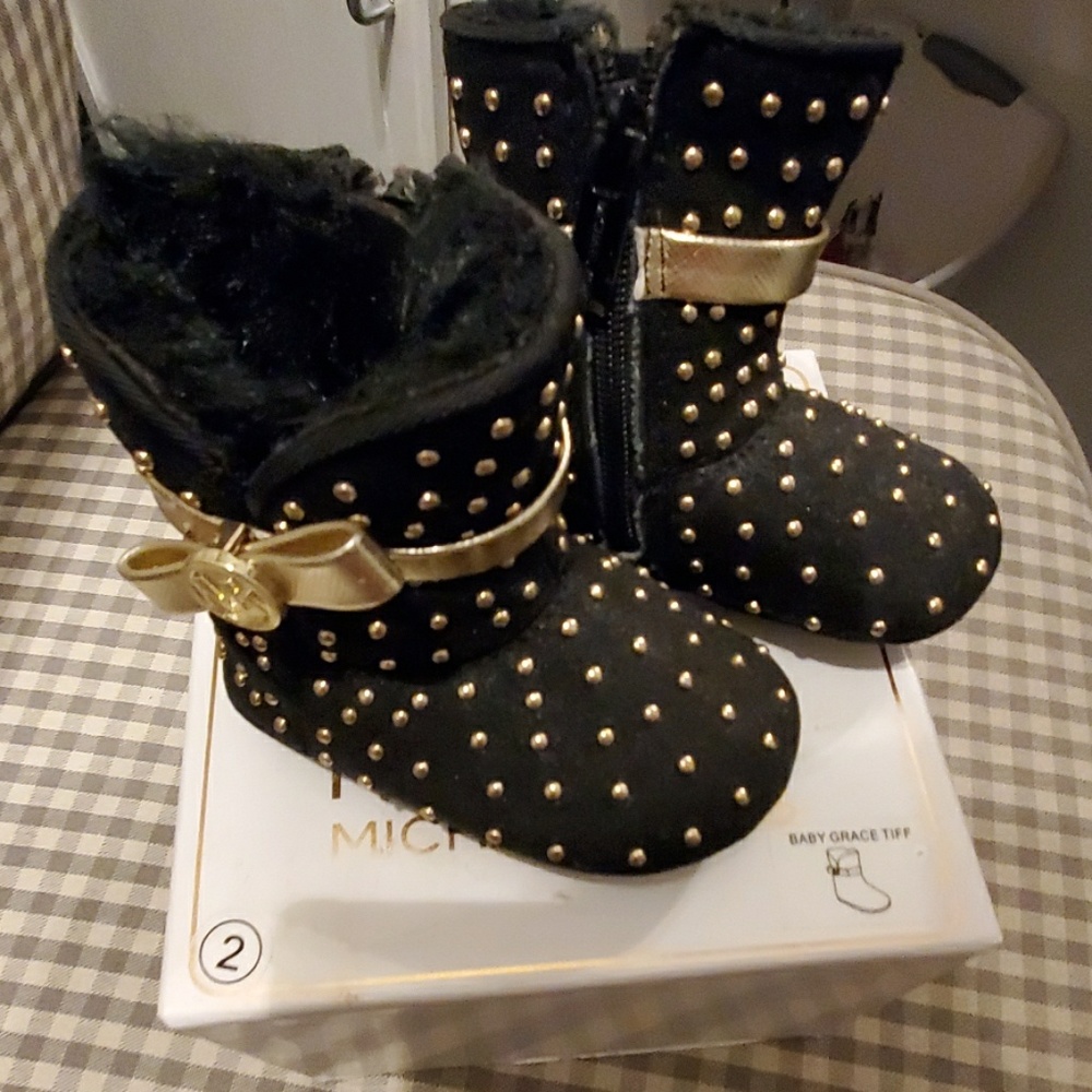 MK Baby Booties Sz 2